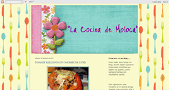 Desktop Screenshot of lacocinademoloca.blogspot.com