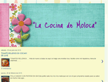 Tablet Screenshot of lacocinademoloca.blogspot.com