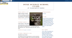 Desktop Screenshot of dukesundayschoolclass.blogspot.com