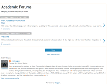 Tablet Screenshot of academicforums.blogspot.com