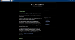 Desktop Screenshot of melkisedech.blogspot.com