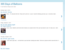 Tablet Screenshot of 365daysofballoons.blogspot.com