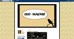 Desktop Screenshot of 1800walnut.blogspot.com