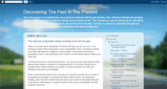 Desktop Screenshot of discoveringthepastinthepresent.blogspot.com