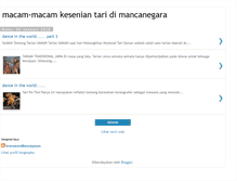 Tablet Screenshot of macam-macamkeseniantaridimancanegara.blogspot.com