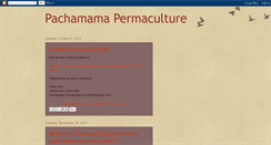 Desktop Screenshot of pachamamapermaculture.blogspot.com