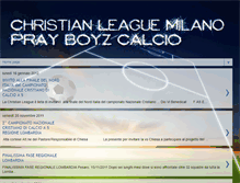 Tablet Screenshot of christianleaguemilano.blogspot.com