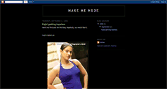 Desktop Screenshot of makemenude.blogspot.com