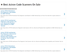 Tablet Screenshot of cheap-actron-code-scanners-on-sale.blogspot.com