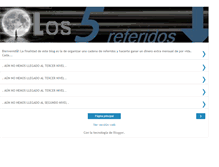 Tablet Screenshot of loscincoreferidos.blogspot.com