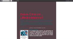 Desktop Screenshot of casosclinicosmedicoblastos.blogspot.com