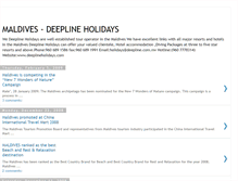 Tablet Screenshot of deeplinemaldives.blogspot.com