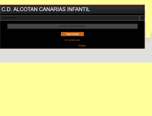 Tablet Screenshot of cdalcotancanariasinfantil.blogspot.com