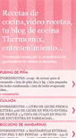 Mobile Screenshot of cocinacon-thermomix.blogspot.com