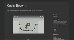 Desktop Screenshot of kevinraybrown.blogspot.com