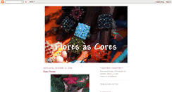 Desktop Screenshot of flores-as-cores.blogspot.com
