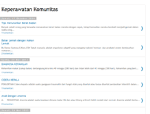 Tablet Screenshot of keperawatankomunitas.blogspot.com