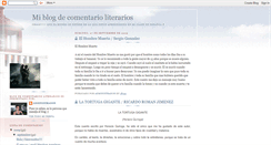 Desktop Screenshot of blogdecomentariosliterarios.blogspot.com