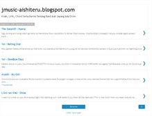 Tablet Screenshot of jmusic-aishiteru.blogspot.com