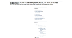 Desktop Screenshot of blackcomputerglassdesk.blogspot.com