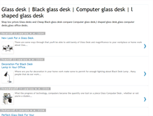 Tablet Screenshot of blackcomputerglassdesk.blogspot.com