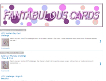 Tablet Screenshot of fantabulouscards.blogspot.com