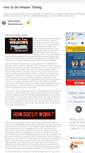 Mobile Screenshot of how-to-do-window-tinting.blogspot.com