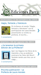 Mobile Screenshot of ediciones-parra.blogspot.com