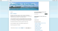 Desktop Screenshot of kwajaleinadventure.blogspot.com