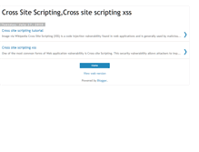 Tablet Screenshot of crosssitescripting.blogspot.com