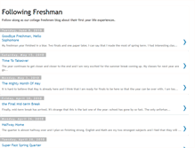 Tablet Screenshot of followingfreshman.blogspot.com