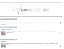 Tablet Screenshot of nanceheidemannphotography.blogspot.com