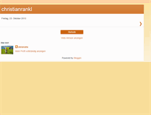 Tablet Screenshot of christianrankl.blogspot.com