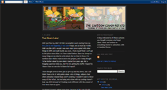 Desktop Screenshot of cartooncouchpotato.blogspot.com