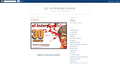 Desktop Screenshot of elinterpretador.blogspot.com
