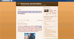 Desktop Screenshot of generandooportunidades.blogspot.com