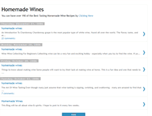 Tablet Screenshot of homemade-wines.blogspot.com