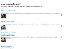 Tablet Screenshot of lacolumnadepapel.blogspot.com
