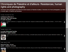 Tablet Screenshot of chroniquespalestine.blogspot.com