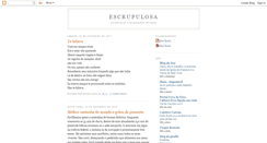 Desktop Screenshot of escrupulosa.blogspot.com