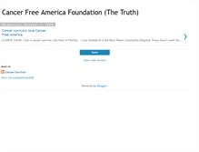 Tablet Screenshot of cancerfreeamerica.blogspot.com