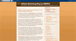 Desktop Screenshot of affiliatemarketingbyamwso.blogspot.com