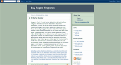 Desktop Screenshot of buy-rogers-ringtones.blogspot.com