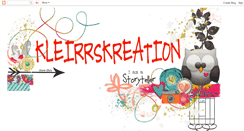 Desktop Screenshot of kleirrskreation.blogspot.com