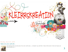 Tablet Screenshot of kleirrskreation.blogspot.com