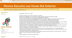 Desktop Screenshot of mexicoescucha.blogspot.com
