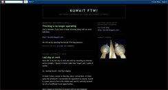 Desktop Screenshot of kuwaitftw.blogspot.com