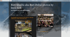 Desktop Screenshot of burjdubaiphotos.blogspot.com