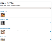 Tablet Screenshot of funny-pakistan.blogspot.com