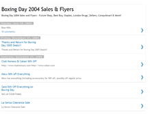 Tablet Screenshot of boxingday04.blogspot.com
